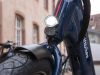 Vélo éléctrique Shiftbike bleu - luminaire
