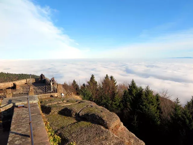 Accéder au Mont Sainte Odile à vélo