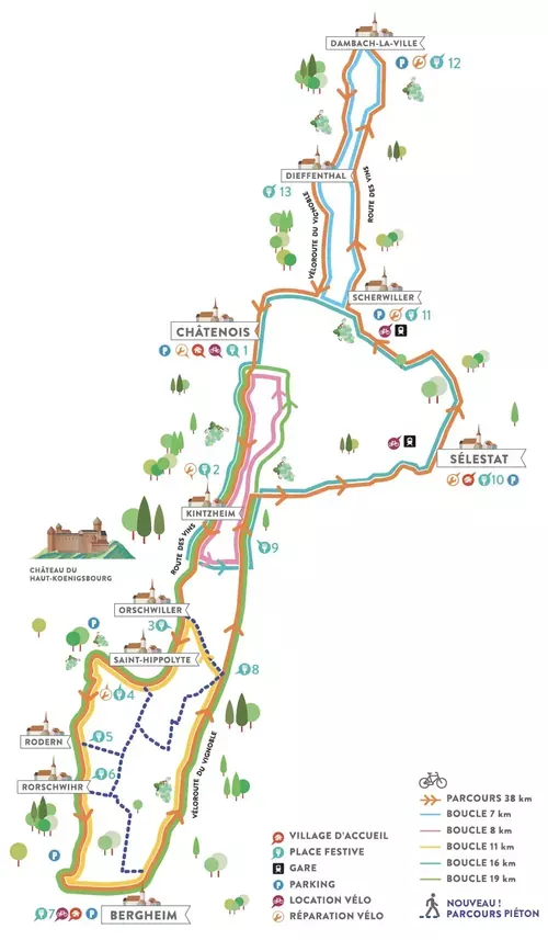 Carte du slowup 2025