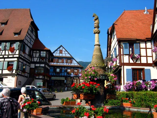 Les villages viticoles de la route des vins d'Alsace à vélo