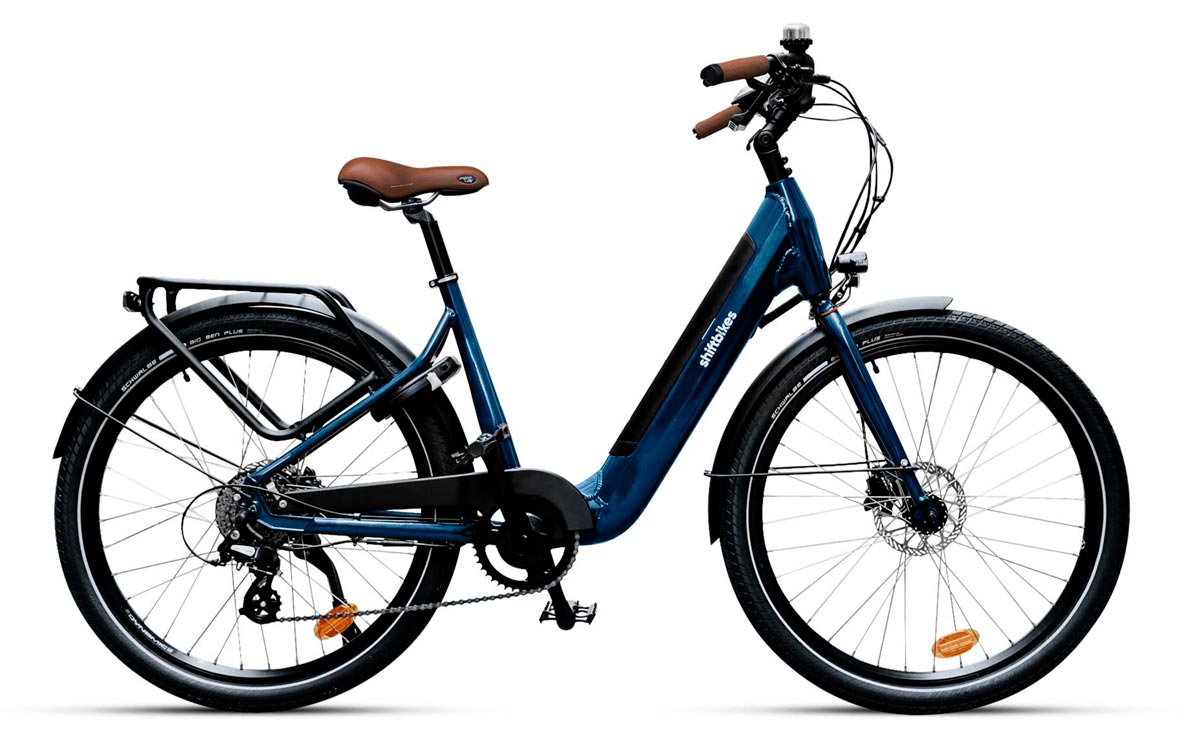 Vélo éléctrique Shiftbike bleu