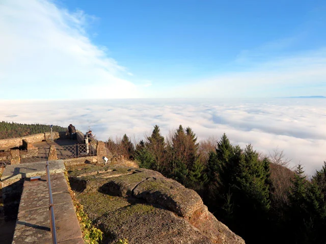Accéder au Mont Sainte Odile à vélo