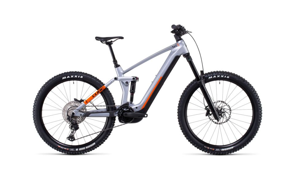 VTT électrique model CUBE 160 HPC SL 750 27.5 - gris orange